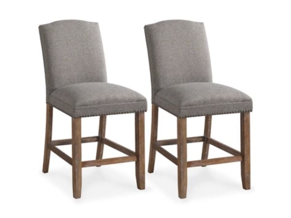 Aleeda-Grey 24” Barstools (QTY. 2) Barstools