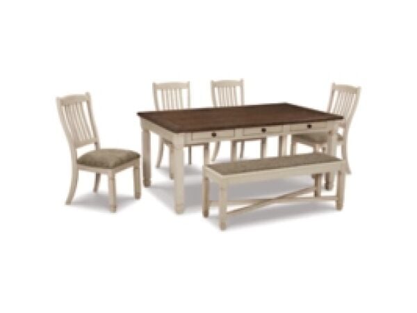 Farmhouse-White 6pc Dining Set Dining Sets