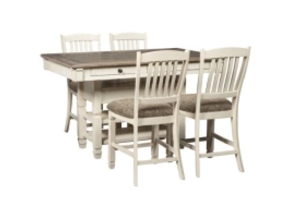 Farmhouse-White 5pc Dining Set Dining Sets