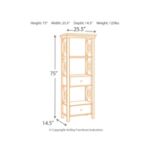 Farmhouse-White Display Cabinet Dining Storage 19