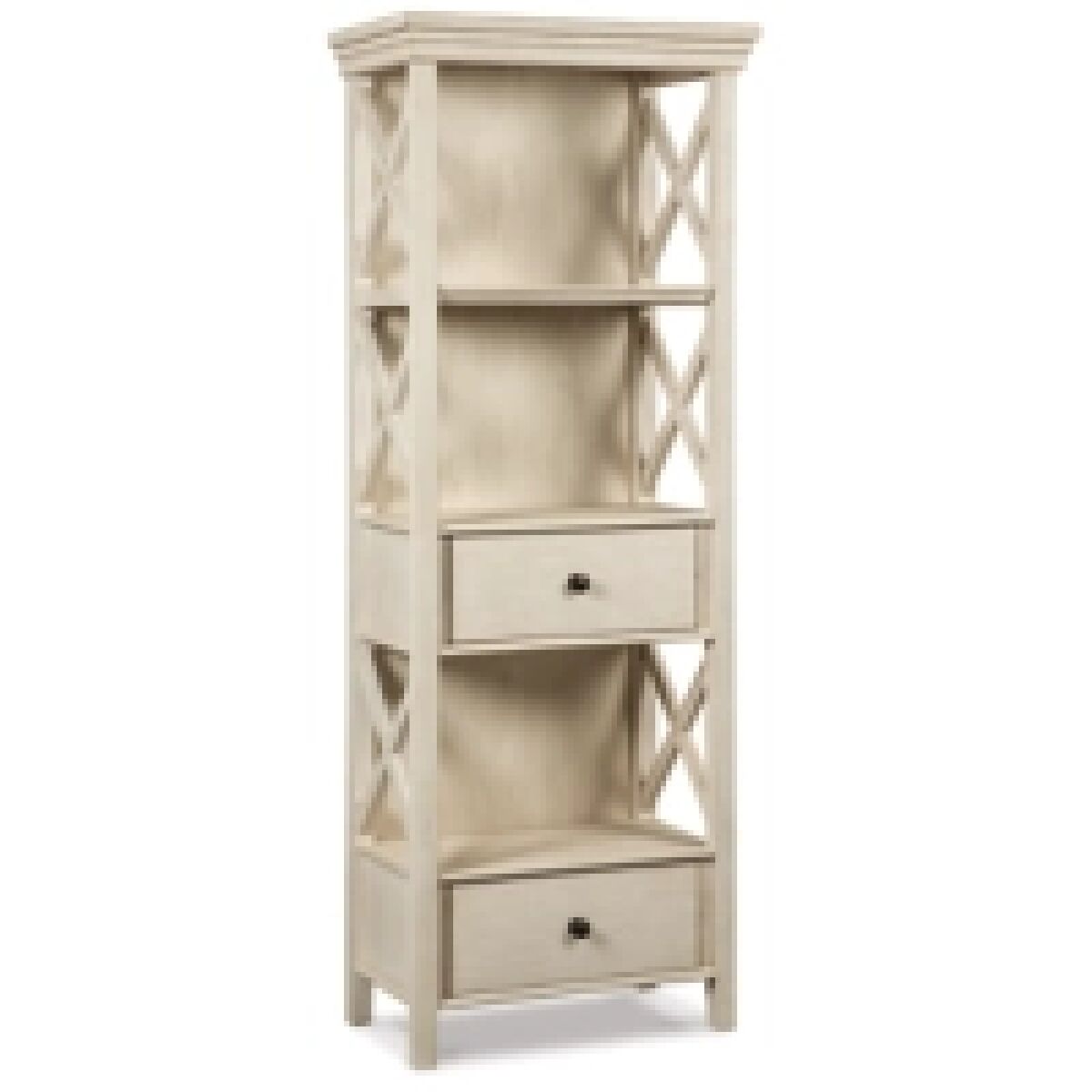 Farmhouse-White Display Cabinet Dining Storage 9