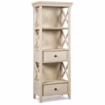 Farmhouse-White Display Cabinet