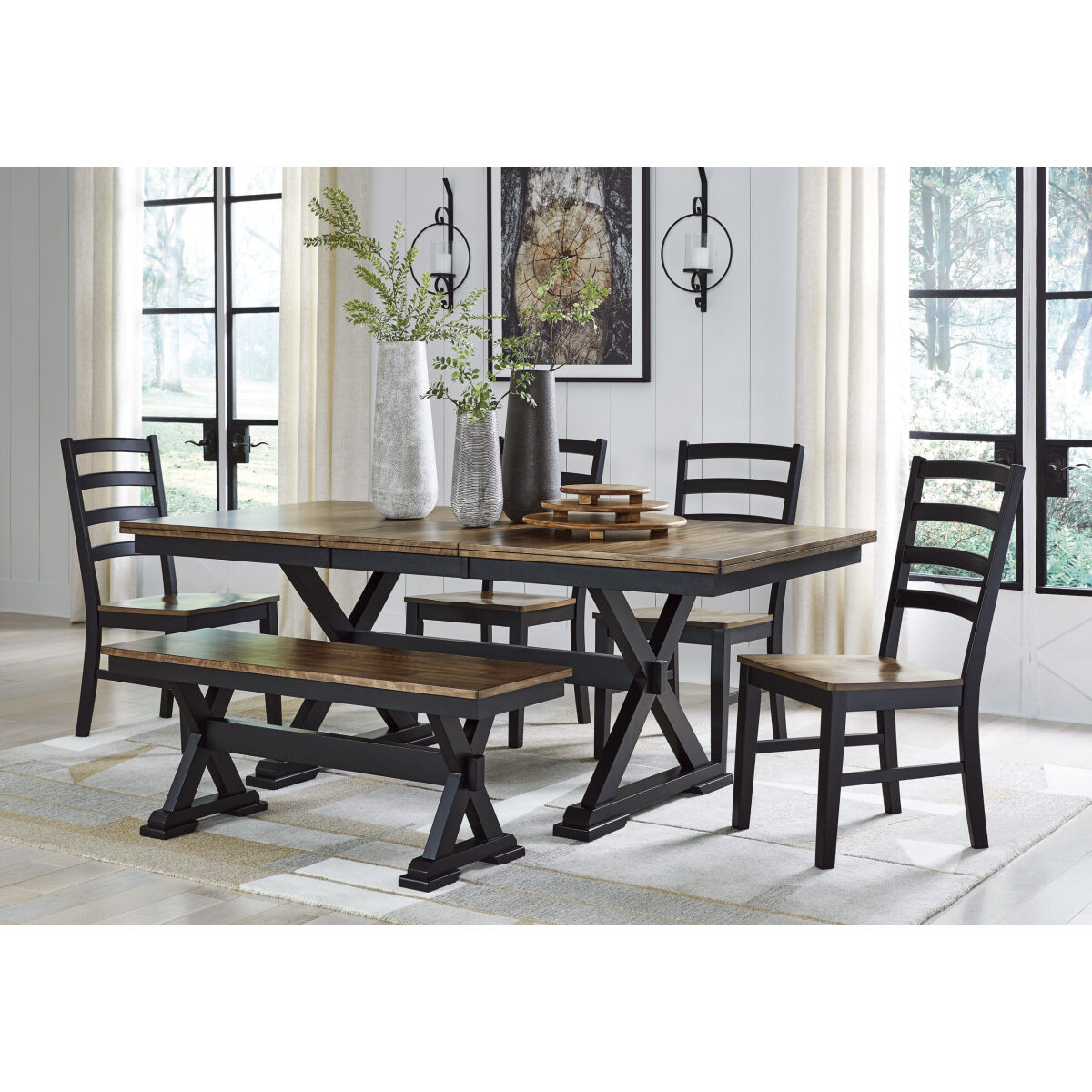 Wilden-Black 6pc. Set Dining Sets 6