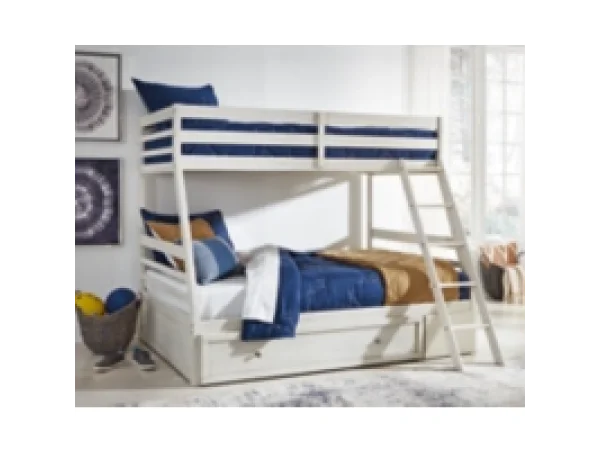 Robbinsdale Twin/Full Bunk Bed With Dresser/Mirror and Nightstand Bedroom Sets