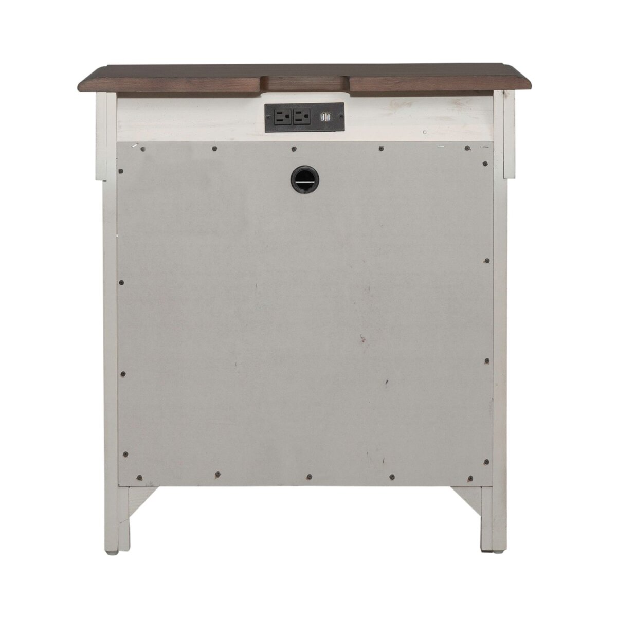 Ivy Hollow 3 Drawer Nightstand w/Charging Station Clearance 9