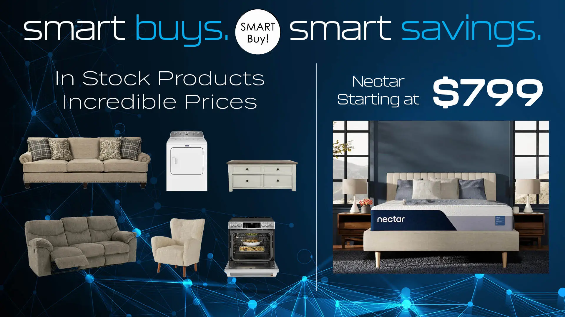 Smart buys. Smart savings.
