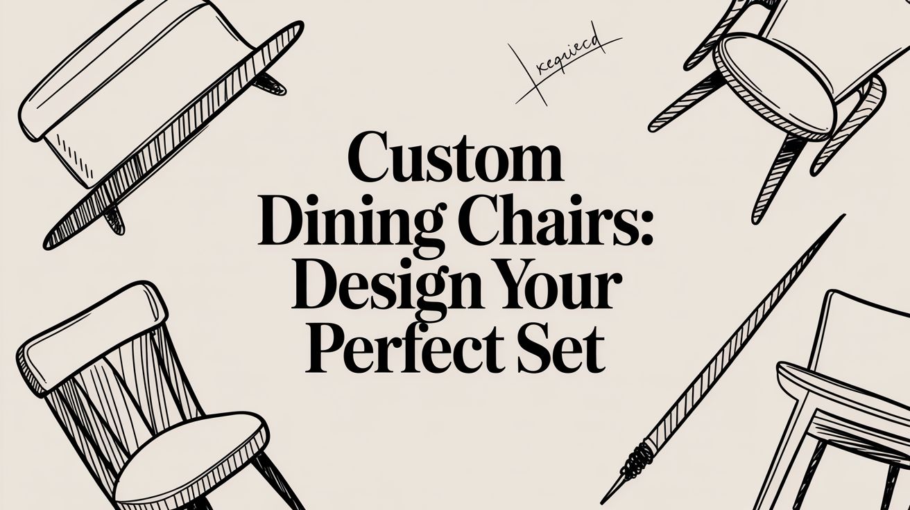 Custom Dining Chairs Chair Sketches