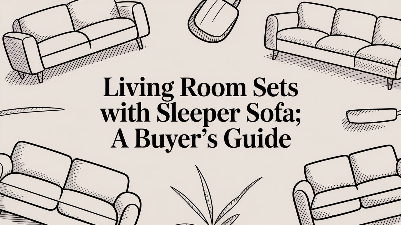 Living Room Sets With Sleeper Sofa Sofa Illustrations