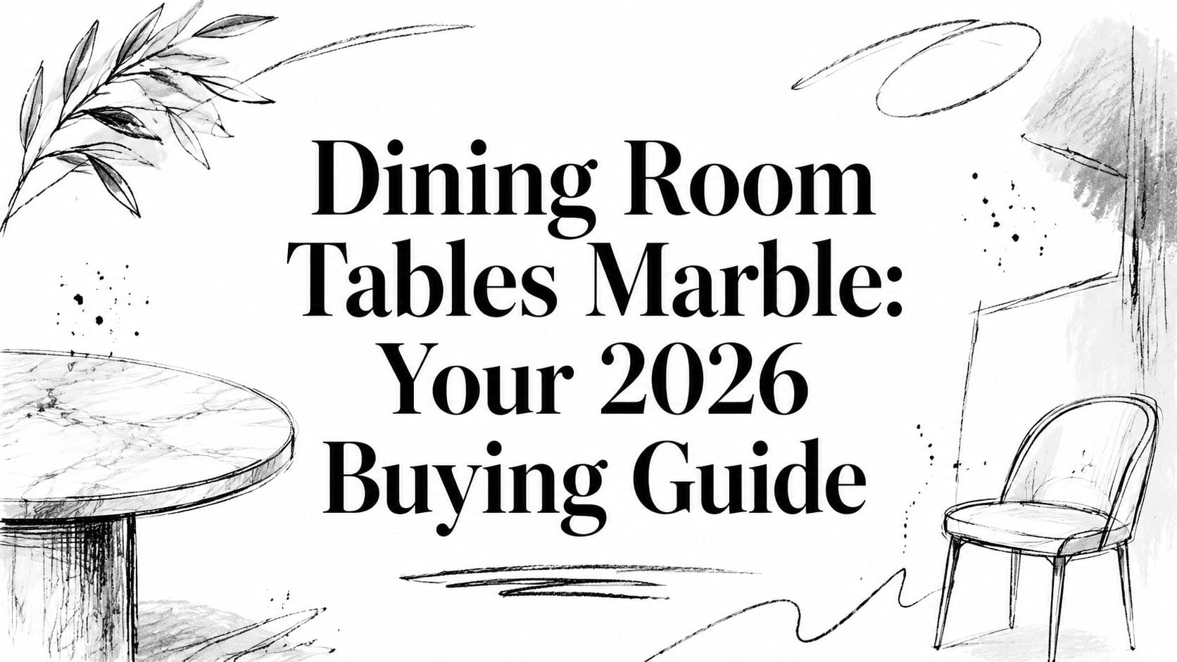 Dining Room Tables Marble Furniture Sketch