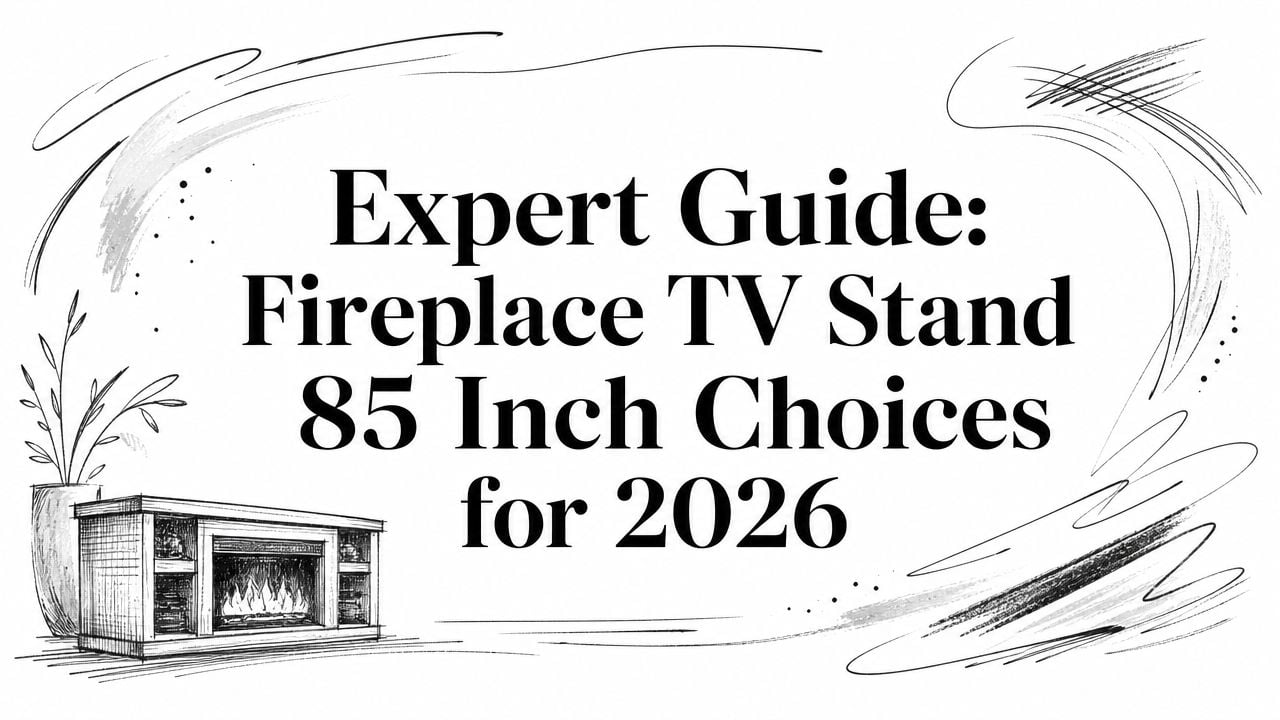 Fireplace Tv Stand 85 Inch Illustration