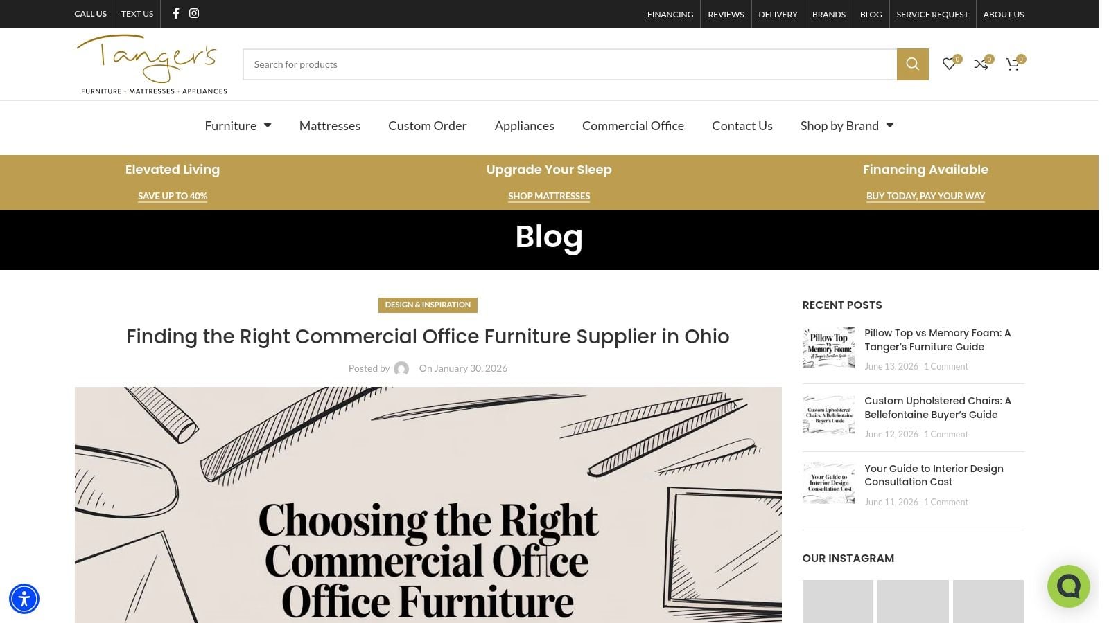 Screenshot from https://tangersfurniture.com/commercial-office-furniture/