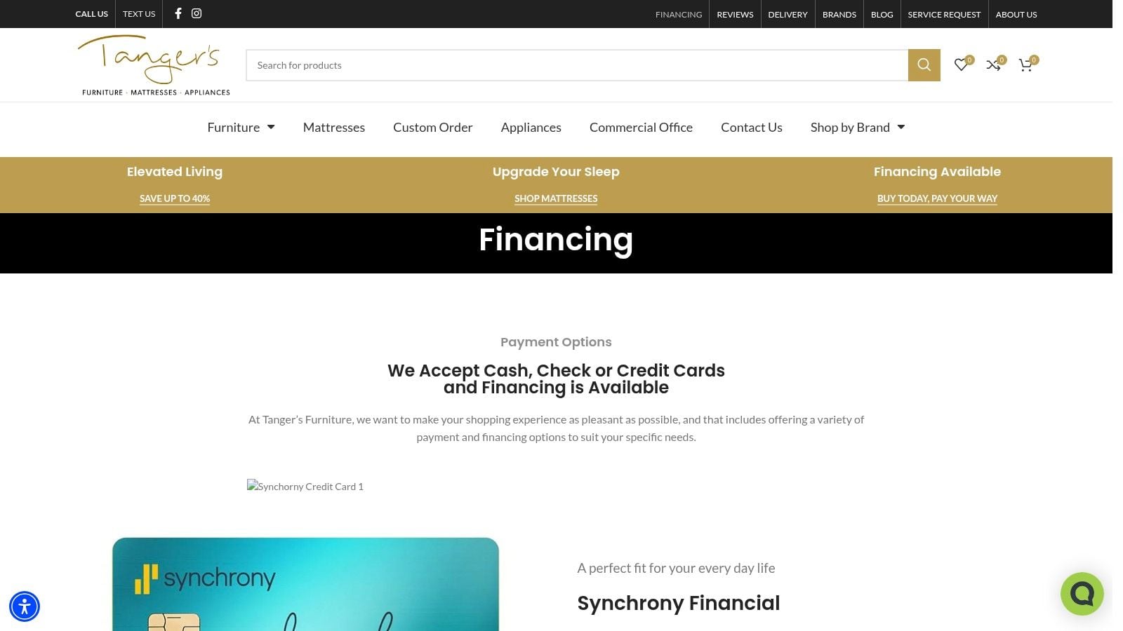 Screenshot from https://tangersfurniture.com/financing
