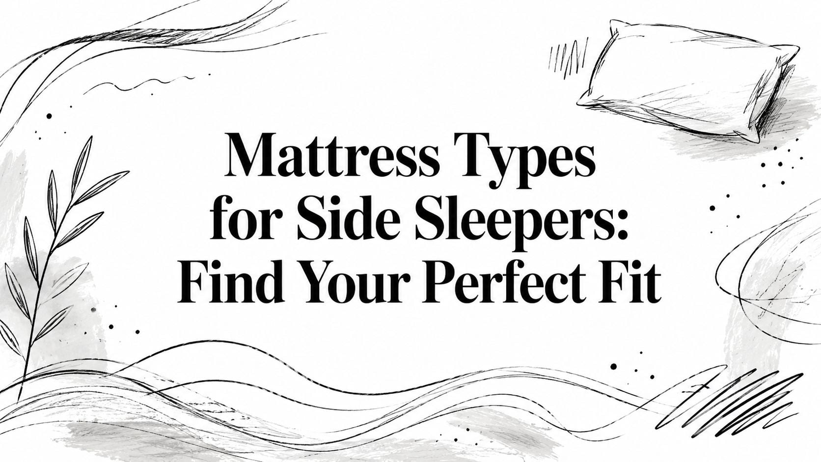 Mattress Types For Side Sleepers Illustration