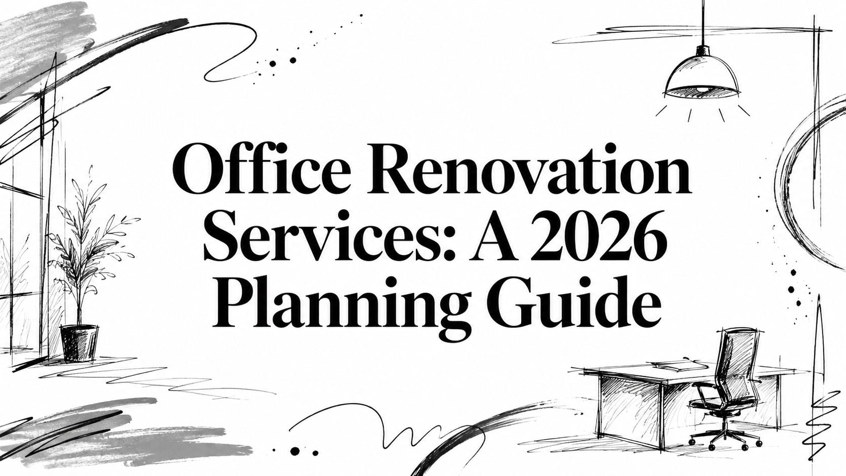 Office Renovation Services Office Sketch