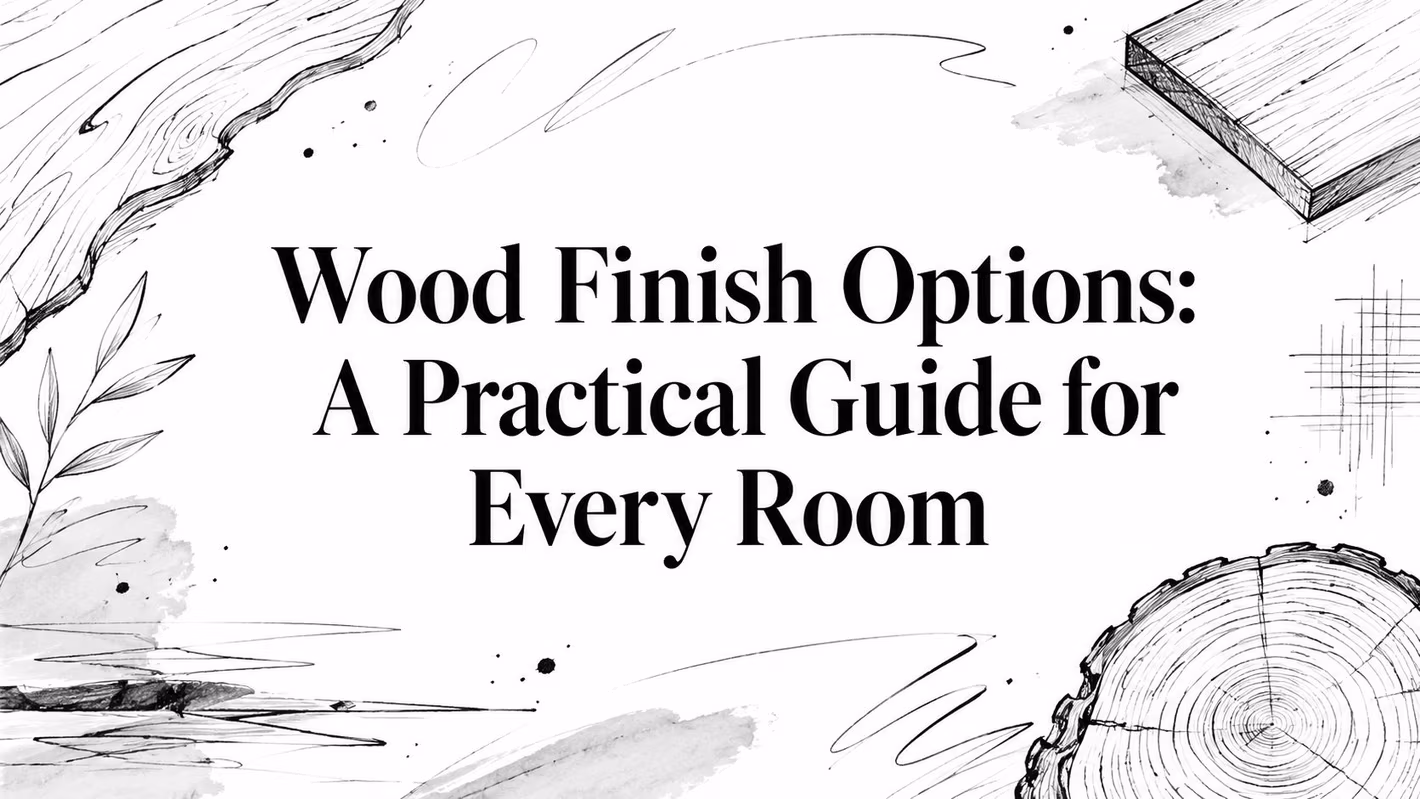 Wood Finish Options Wood Grain