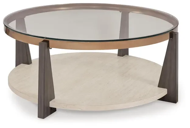 T432-8-ANGLE-SW-P1-KO Frazwa Cocktail Table - Image 1
